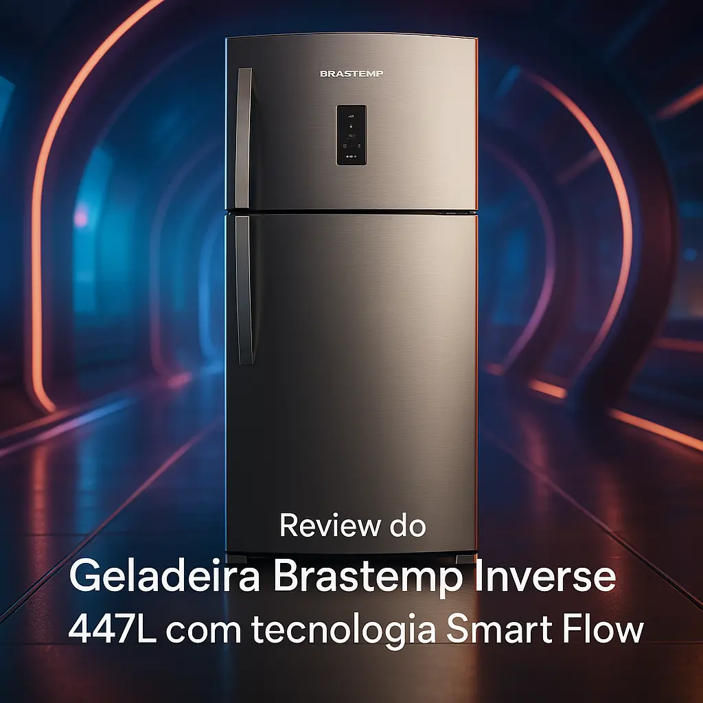 Geladeira Brastemp Inverse 447L com tecnologia Smart Flow