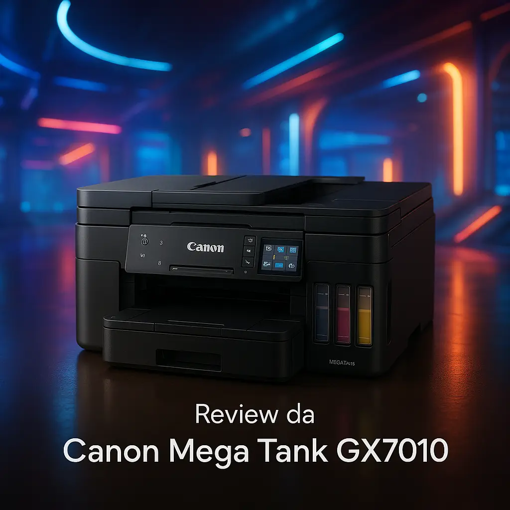 Canon Mega Tank GX7010: Impressora Rápida e Econômica com Tanque de Tinta