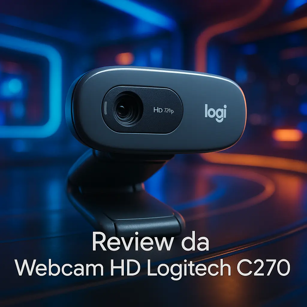Principais Cinco webcam hd Logitech c270
