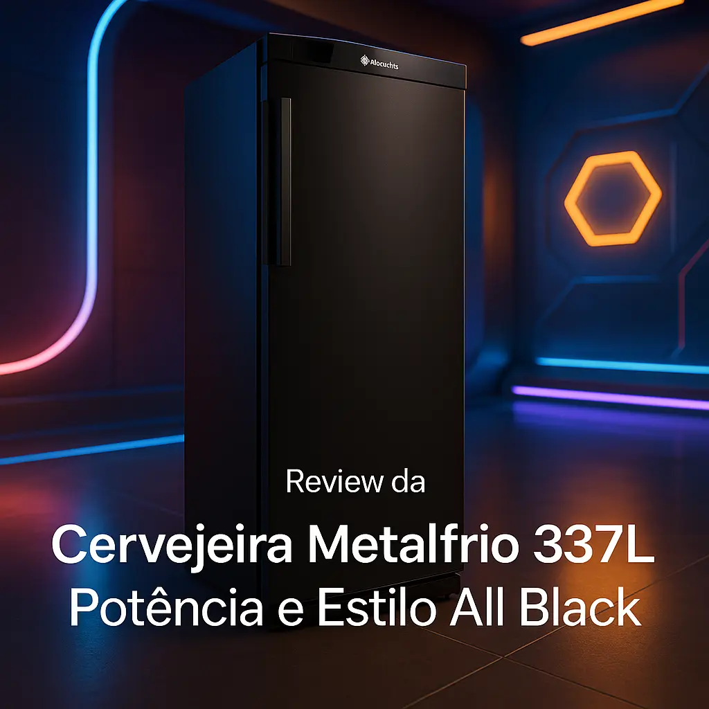 Cervejeira Metalfrio 337L: Potência e Estilo All Black