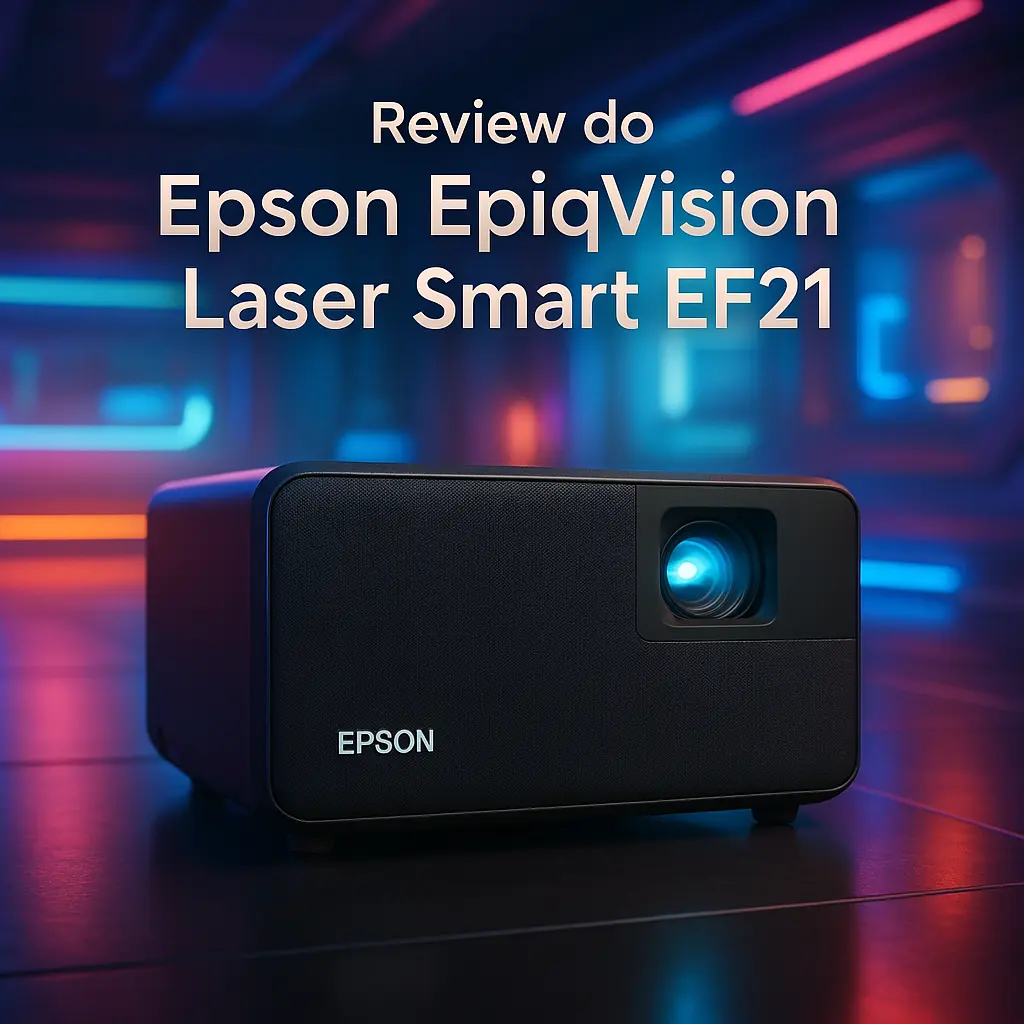 Projetor Epson EpiqVision Laser Smart EF21: Portabilidade e Imagem Impressionante