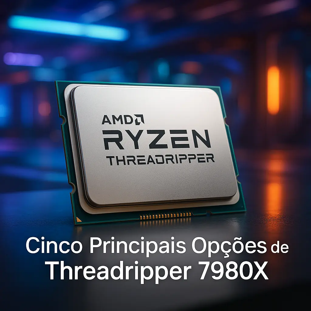 Cinco Principais Opções de Threadripper 7980x
