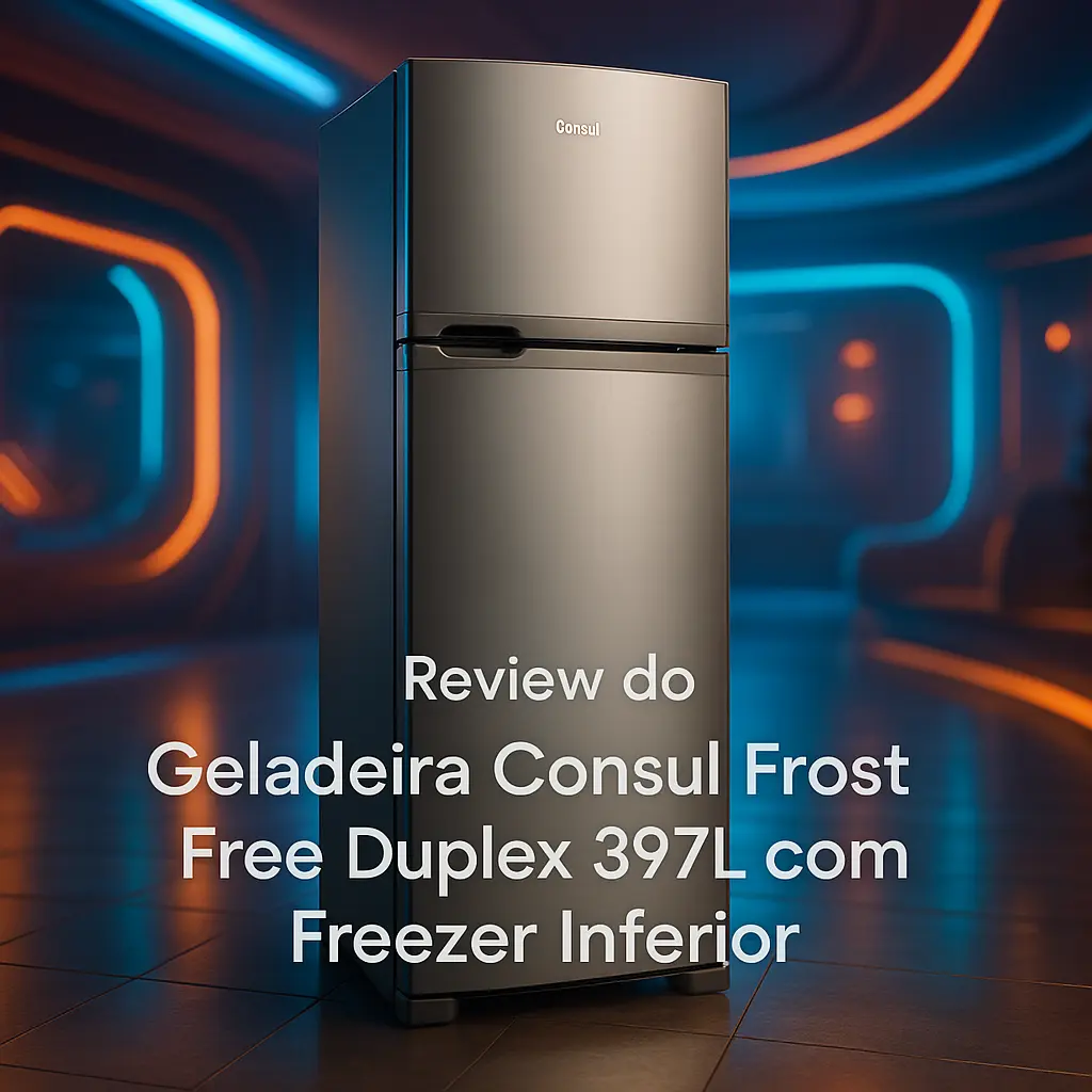 Geladeira Consul Frost Free Duplex 397L com Freezer Inferior