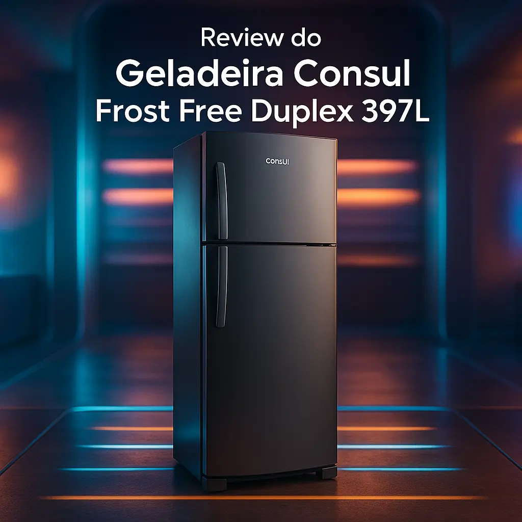 Geladeira Consul Frost Free Duplex 397L com Freezer Inferior