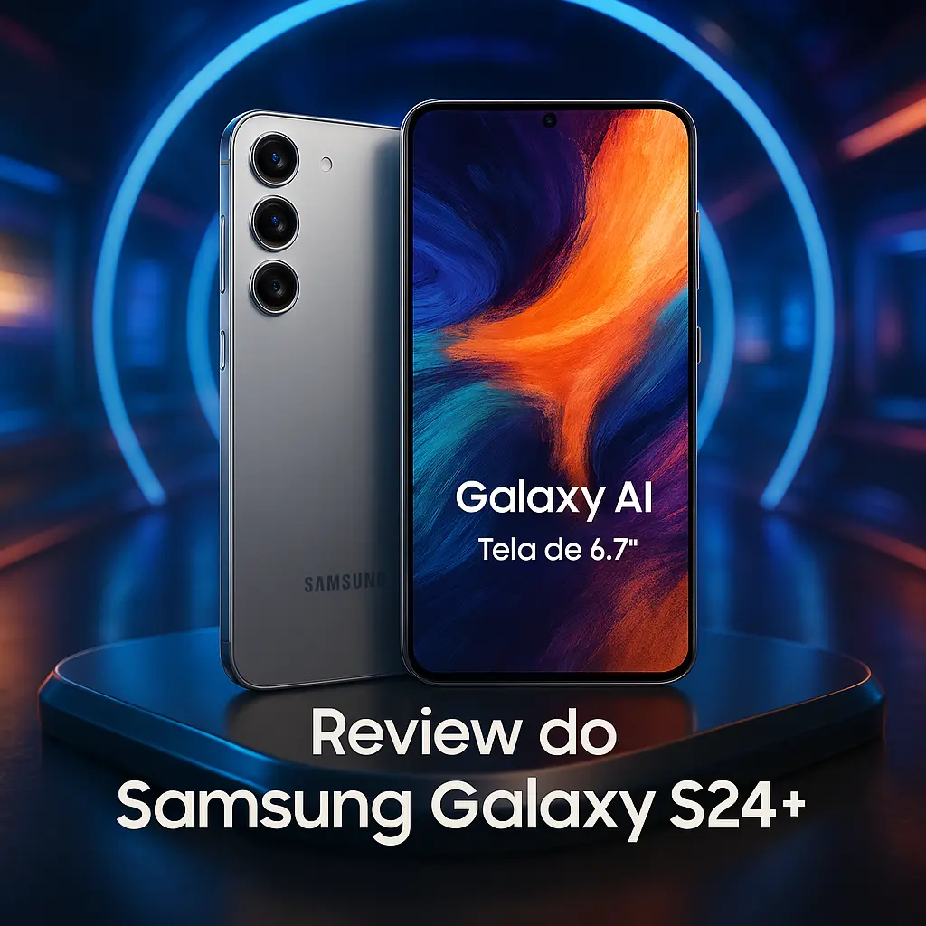 Samsung Galaxy S24+ com Galaxy AI e Tela de 6.7"