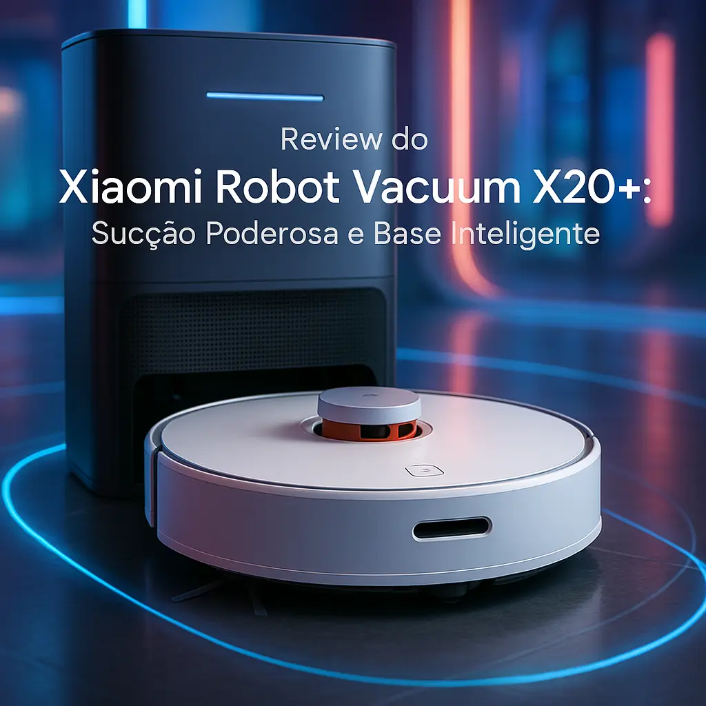 Xiaomi Robot Vacuum X20+: Sucção Poderosa e Base Inteligente