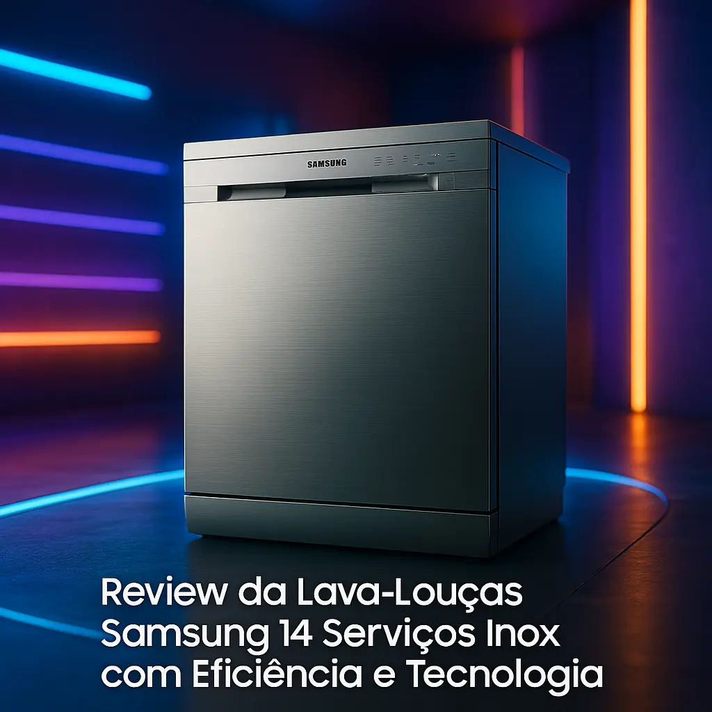 Lava-Louças Samsung 14 Serviços Inox com Eficiência e Tecnologia