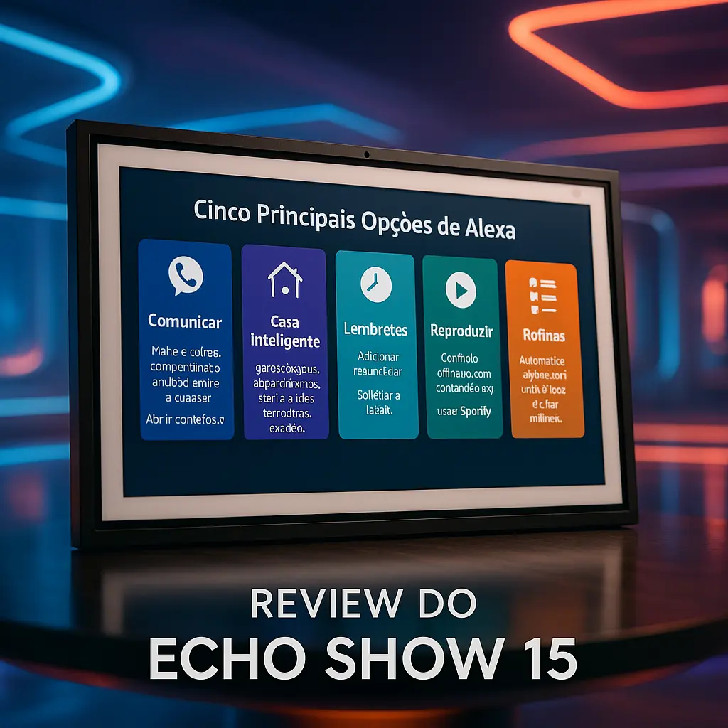 Cinco Principais Opções de Alexa echo 15