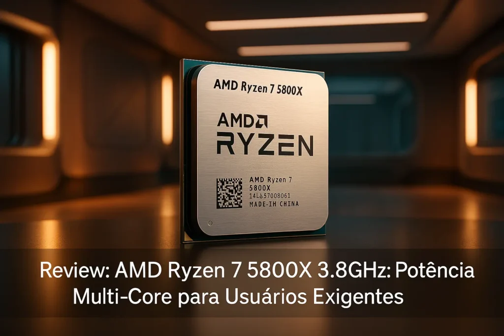 AMD Ryzen 7 5800X 3.8GHz: Potência Multi-Core para Usuários Exigentes
