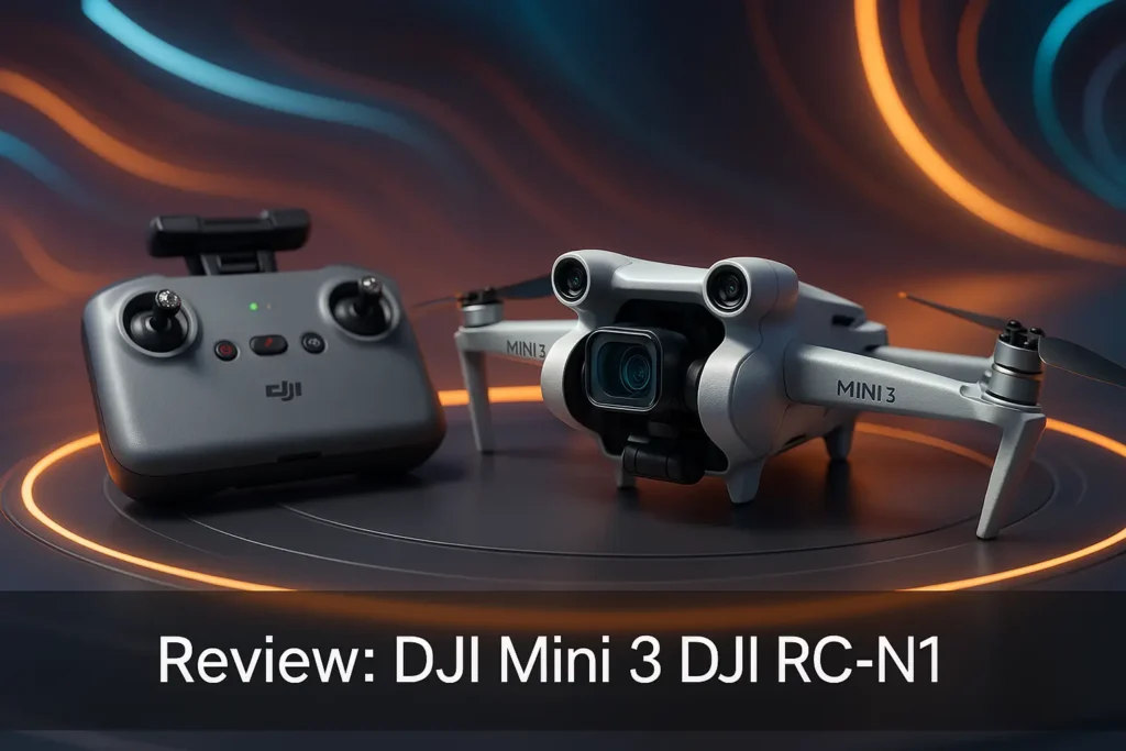 Drone DJI Mini 3 DJI RC-N1: leveza, praticidade e vídeos em 4K