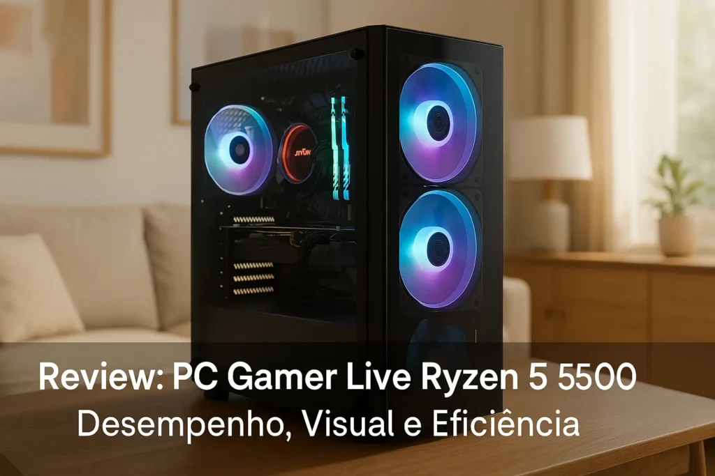 PC Gamer Live Ryzen 5 5500: Desempenho, Visual e Eficiência