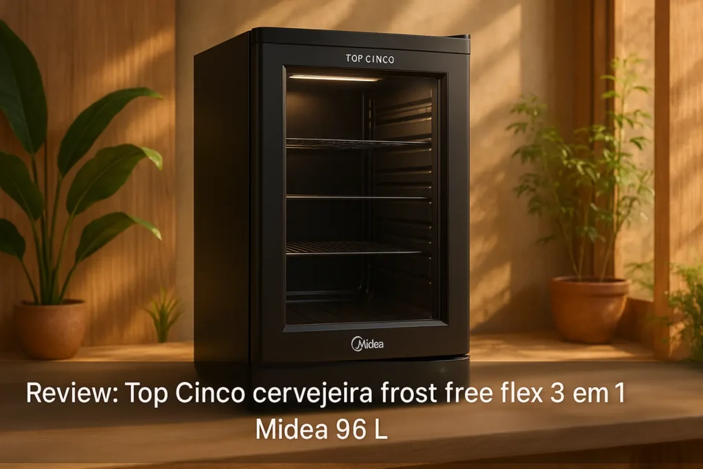 Top Cinco cervejeira frost free flex 3 em 1 midea 96 l