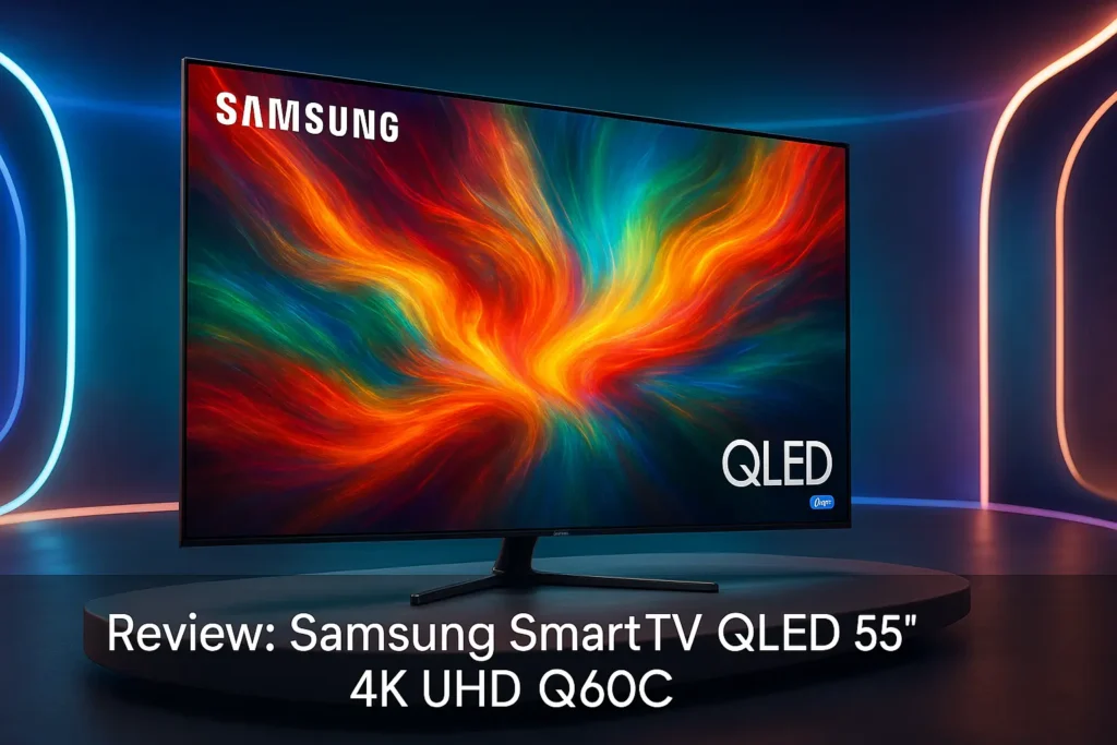 Samsung Smart TV QLED 55" 4K UHD Q60C: Imagem e Integração com Alexa