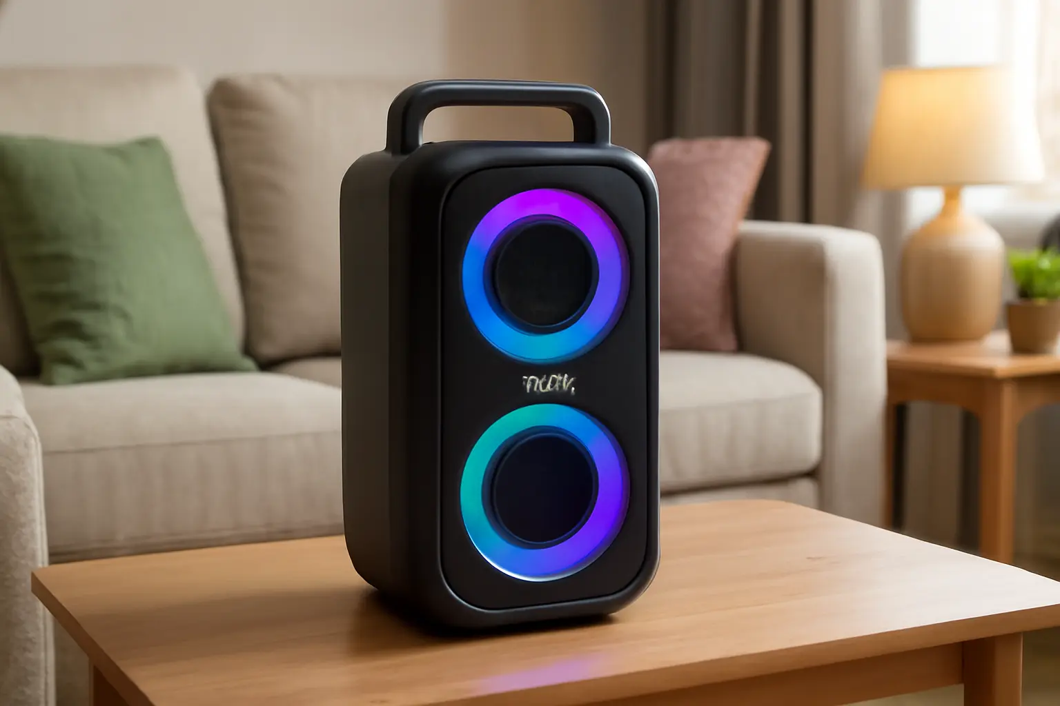 Party Speaker Philips Bluetooth com Luzes de LED e Bateria de 14h - TAX3208/78