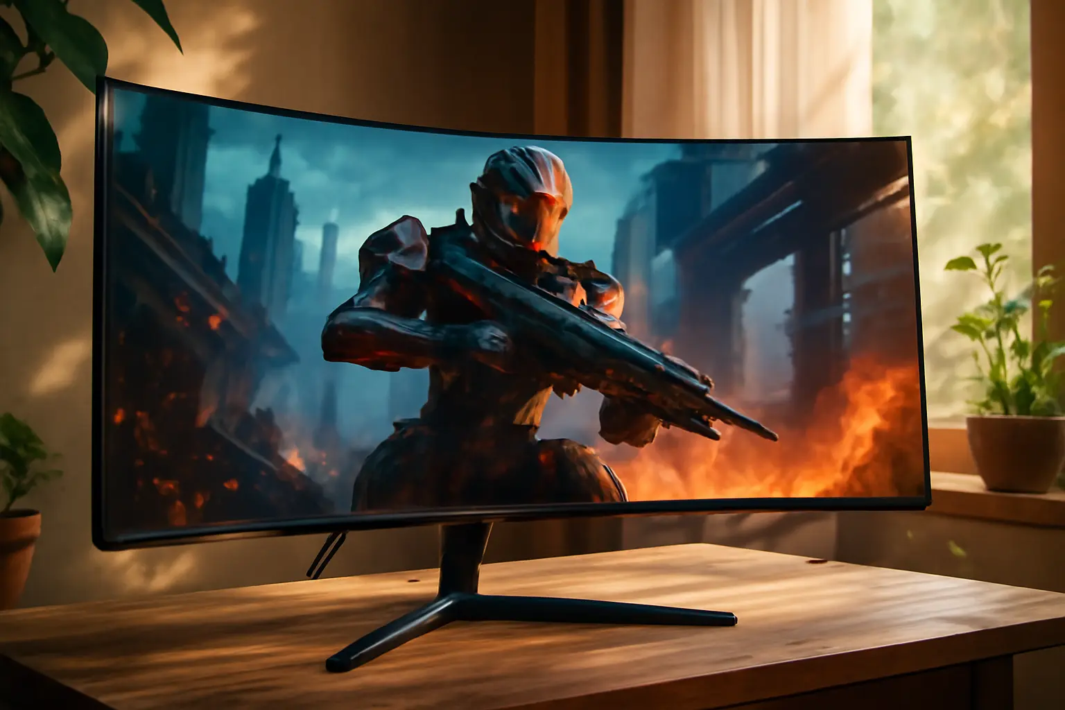 Gawfolk Monitor Ultrawide Curvado 144Hz: Desempenho Imersivo para Gamers