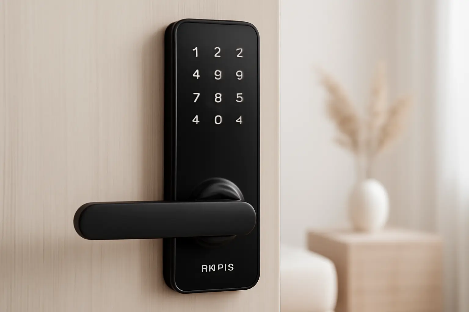 Fechadura Digital Papaiz Smart Lock Com Senha SL 100 Preta: Segurança e Confiabilidade ao Seu Alcance