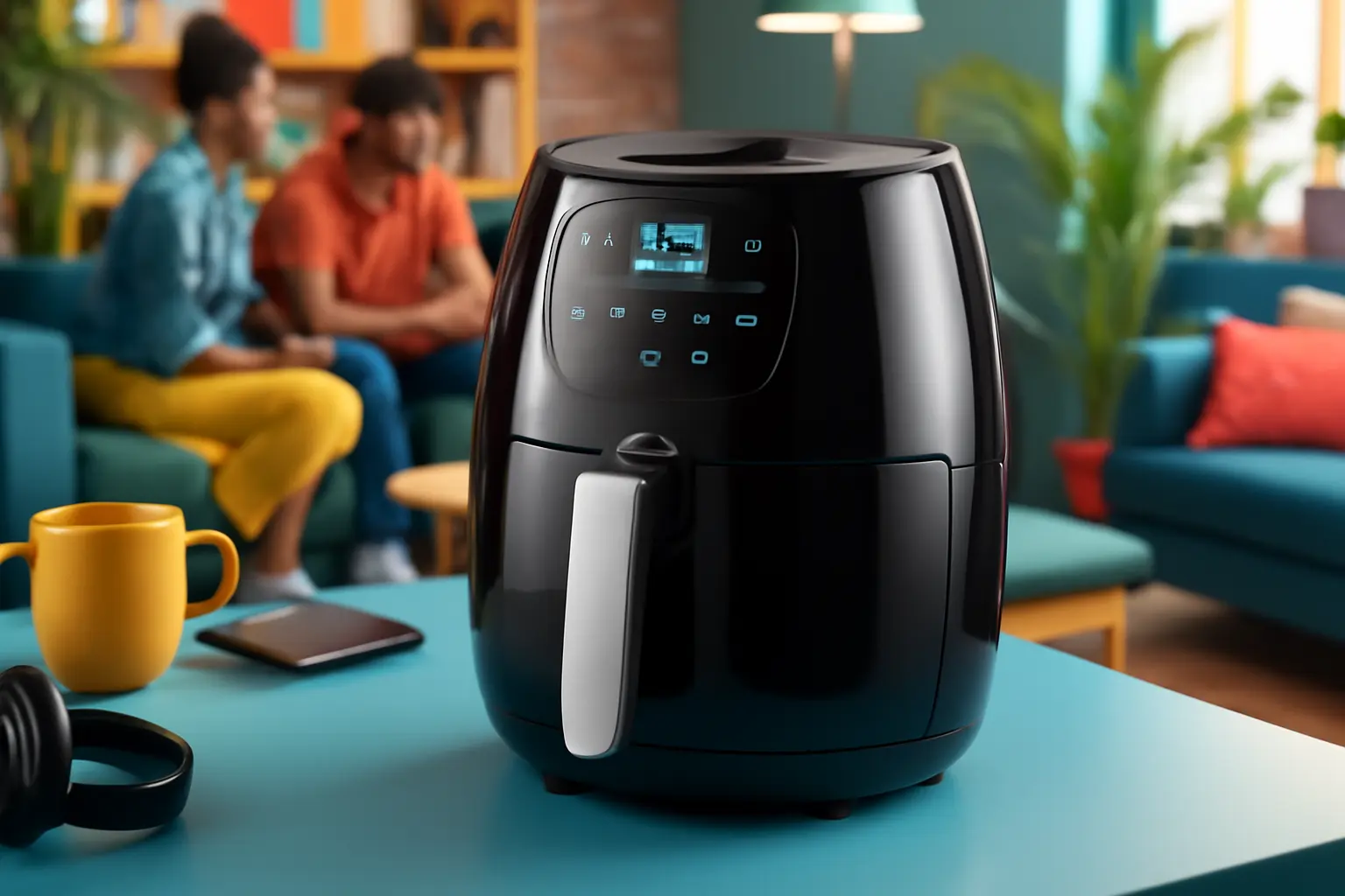 Fritadeira Sem Óleo Air Fryer Digital 4L, Mondial, Preto, 1500W, 220V - AFN-40-DI