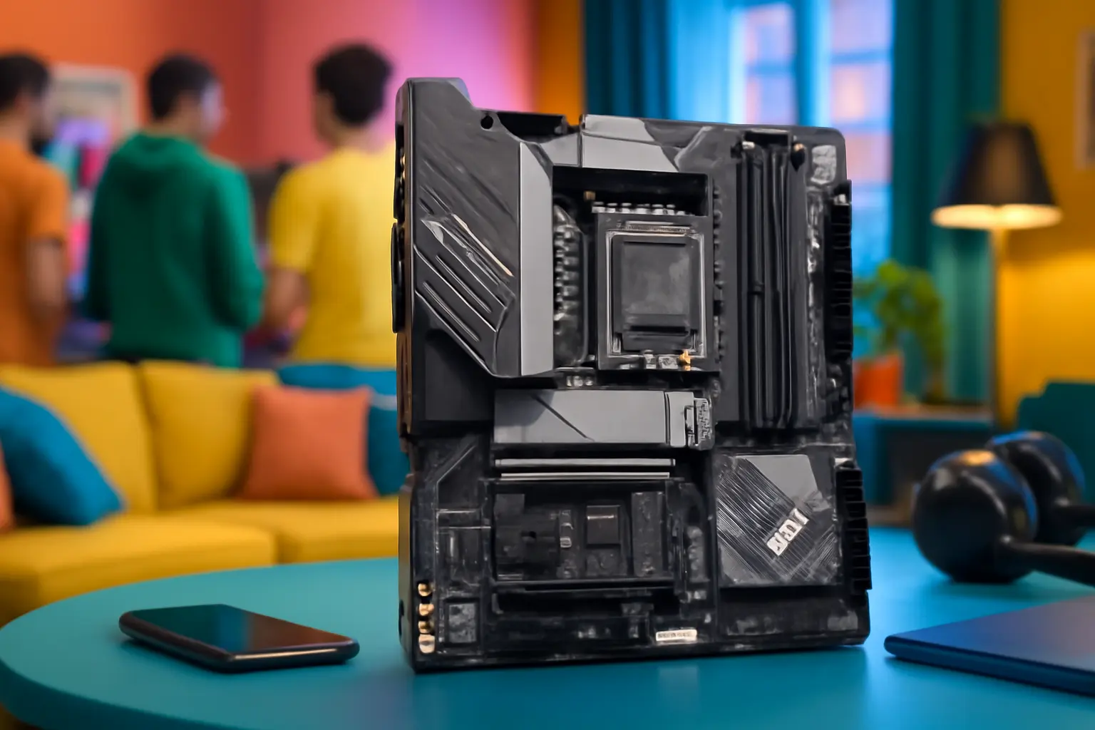 Placa Mãe Gigabyte B760M AORUS ELITE AX WIFI – Desempenho e Conectividade Avançada