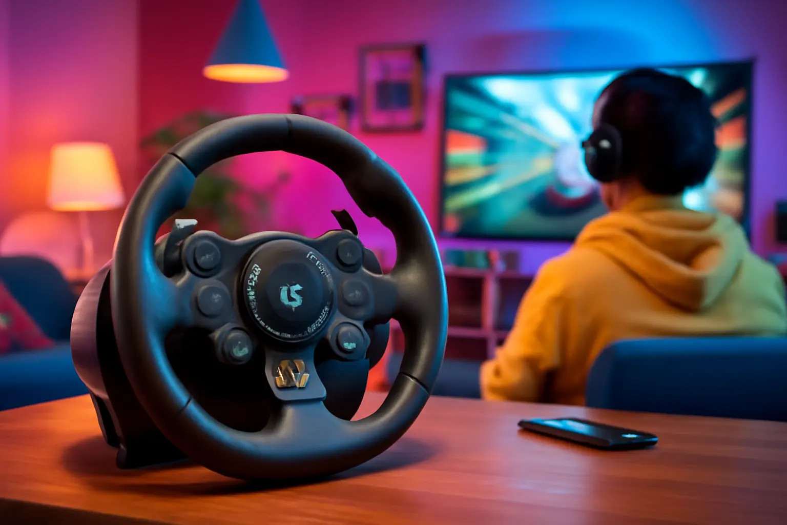 Volante Logitech G923 para PS5, PS4 e PC