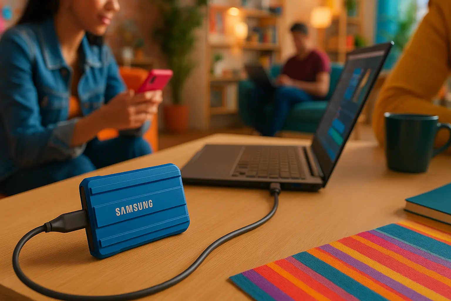 Samsung T7 Shield 1 TB: Velocidade, Resistência e Portabilidade