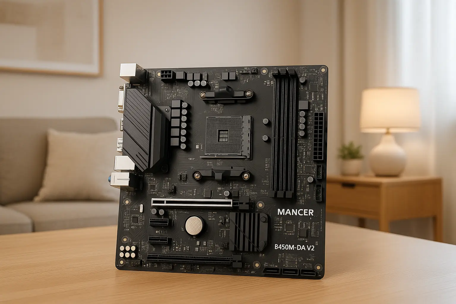 Mancer B450M-DA V2: Compacta, Moderna e Compatível