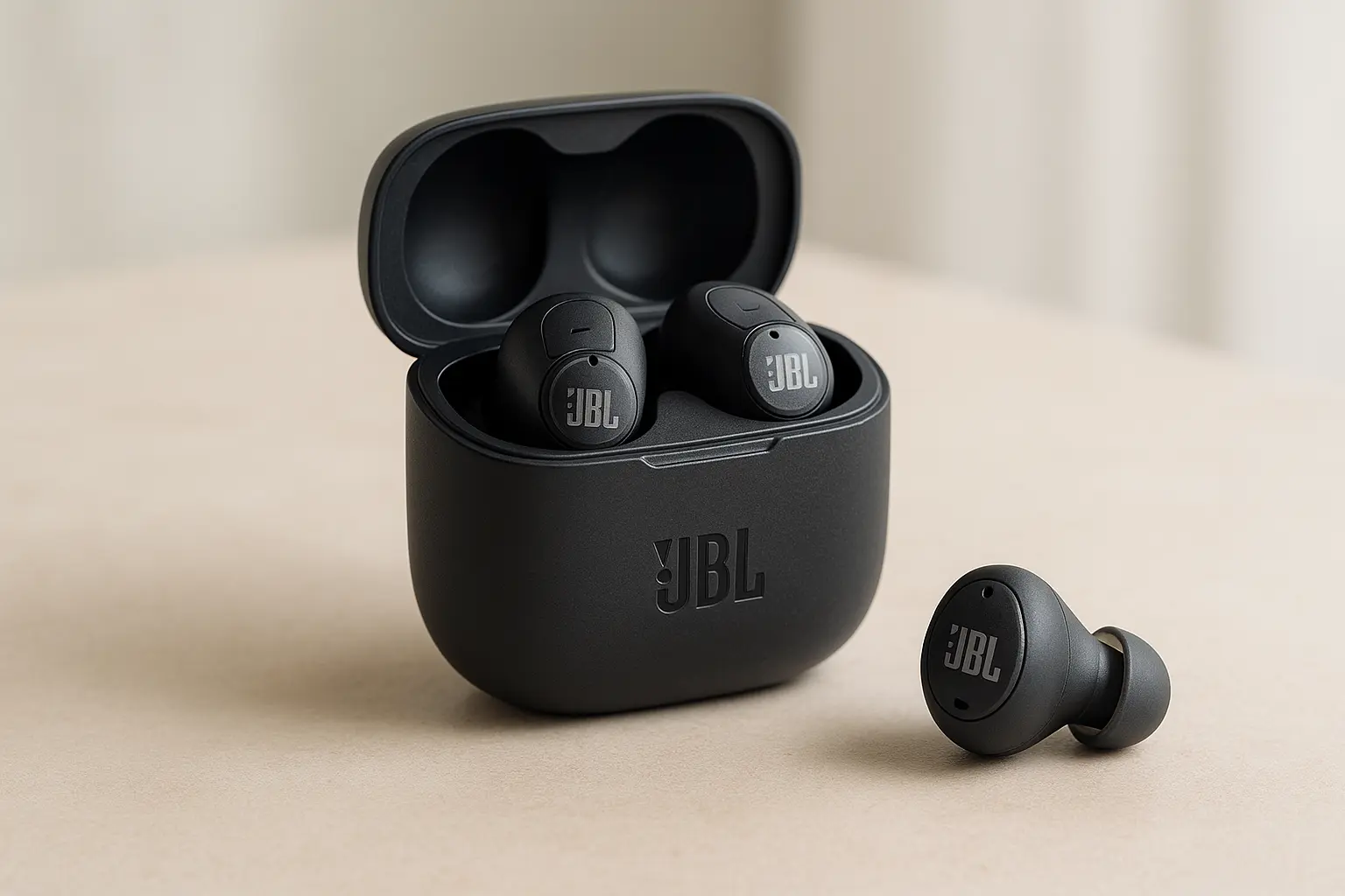 JBL TBUDS2: Bluetooth com ANC, IP68 e 48h de Bateria