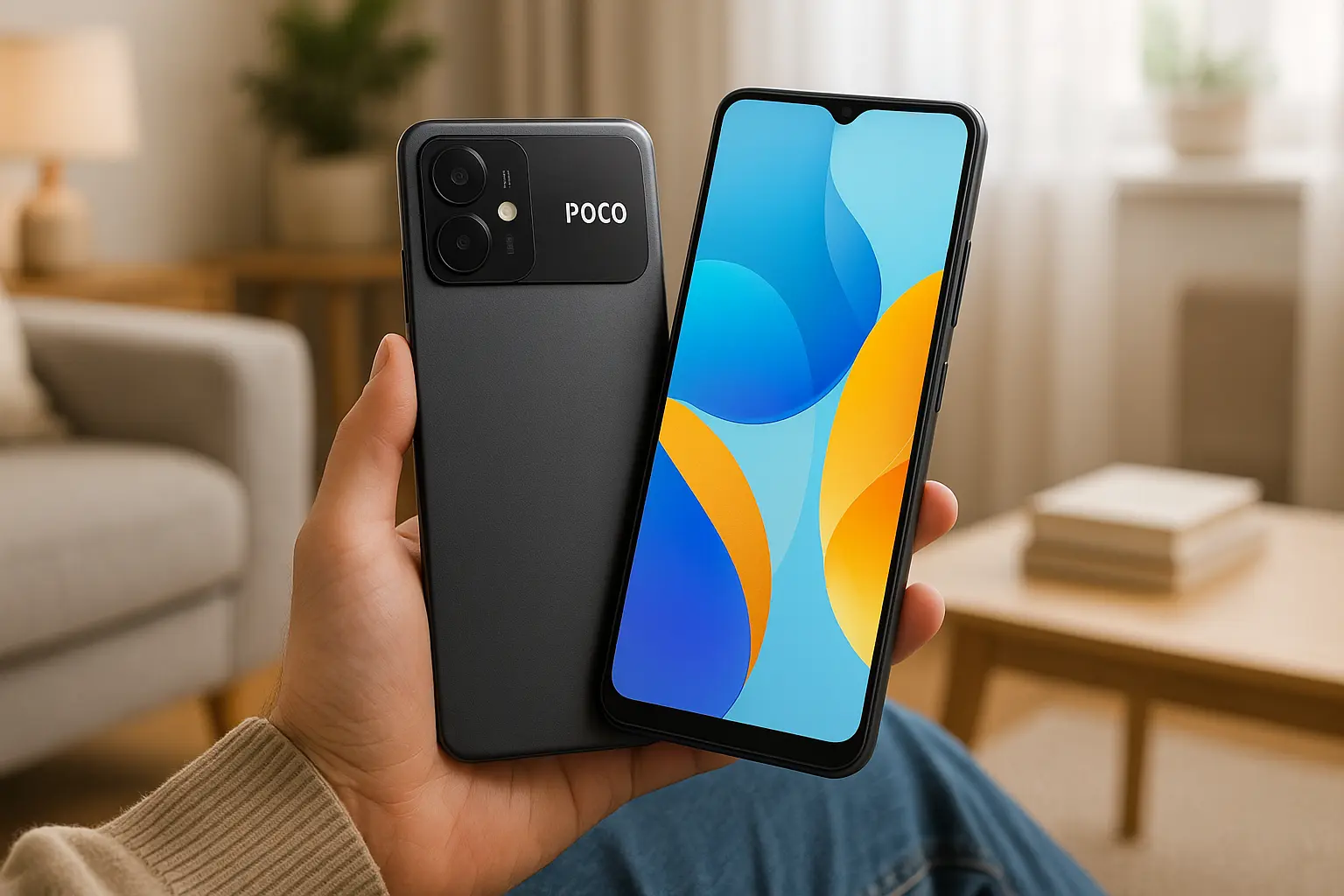 POCO C65: tela grande, NFC e bateria de 5000mAh