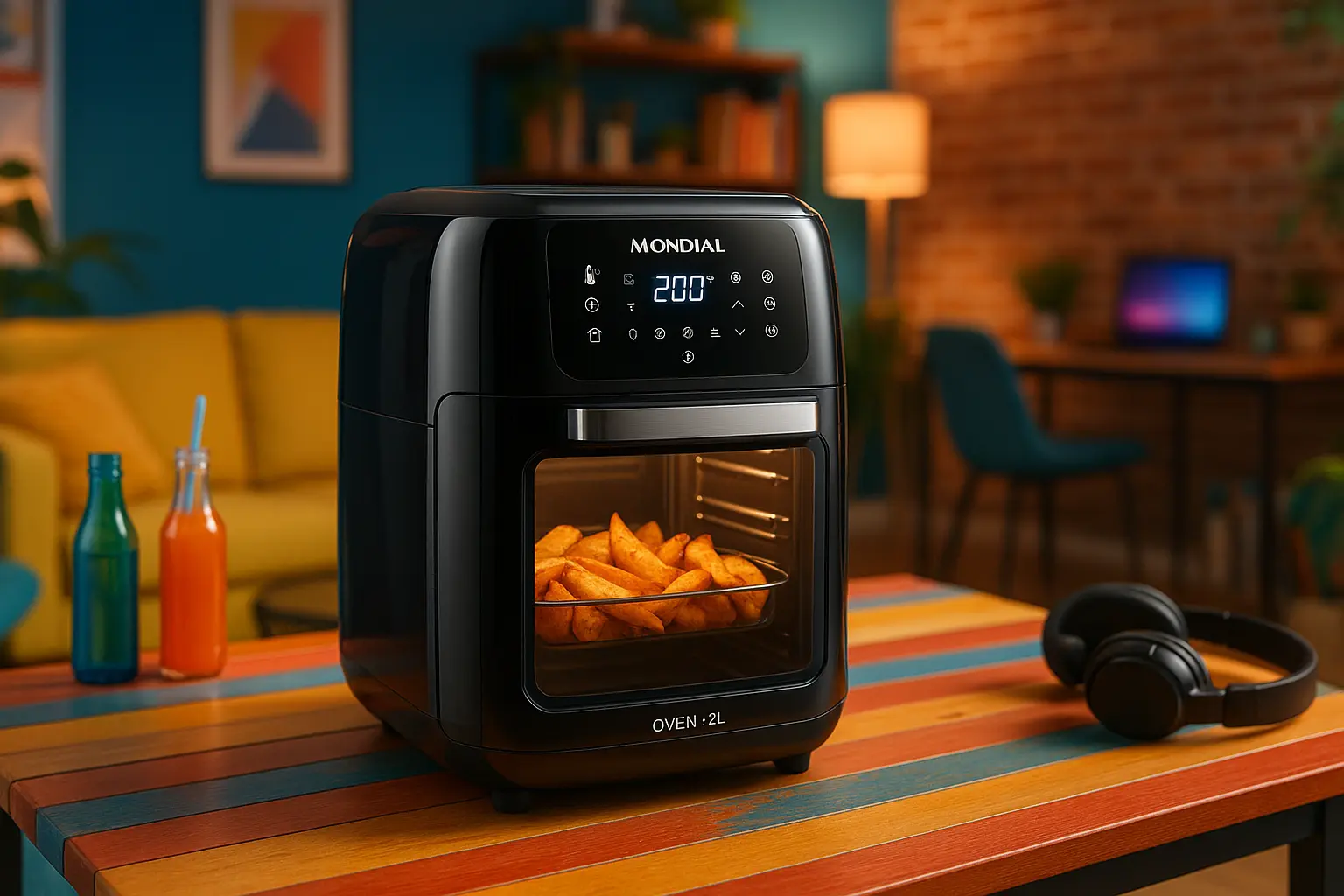 Fritadeira Mondial Oven 12L: potência e versatilidade na cozinha