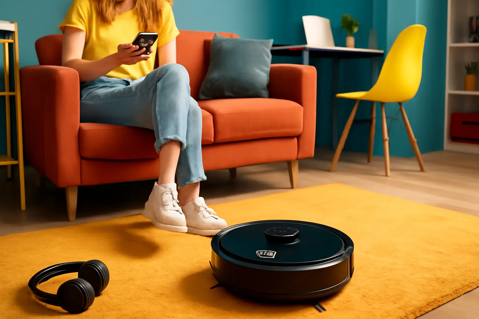 WAP Aspirador de Pó Robô ROBOT W100 3 em 1: Desempenho e Praticidade para Sua Casa