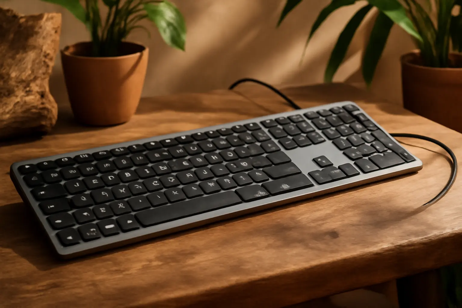 Satechi Teclado Slim W3 Iluminado com Cabo e Keypad Numérico