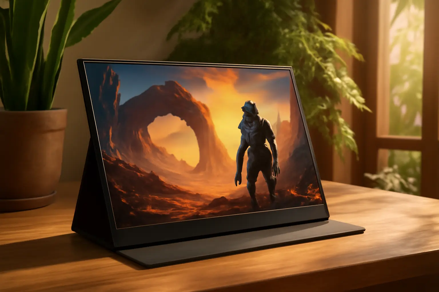 UPERFECT Monitor Portátil para Jogos 17,3 Polegadas 144 Hz