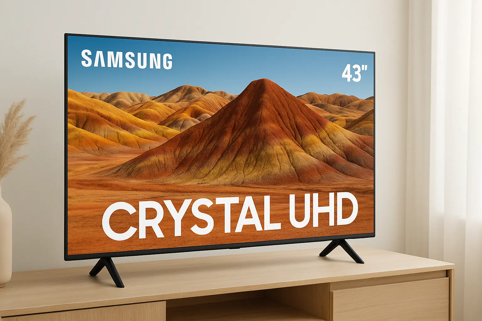 Samsung Smart TV 43" Crystal UHD 4K: Imagem e Desempenho