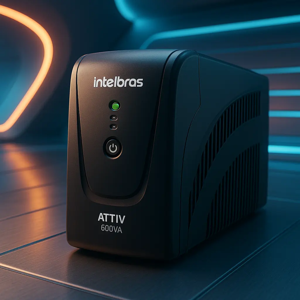 Nobreak Intelbras ATTIV 600VA: proteção prática e confiável
