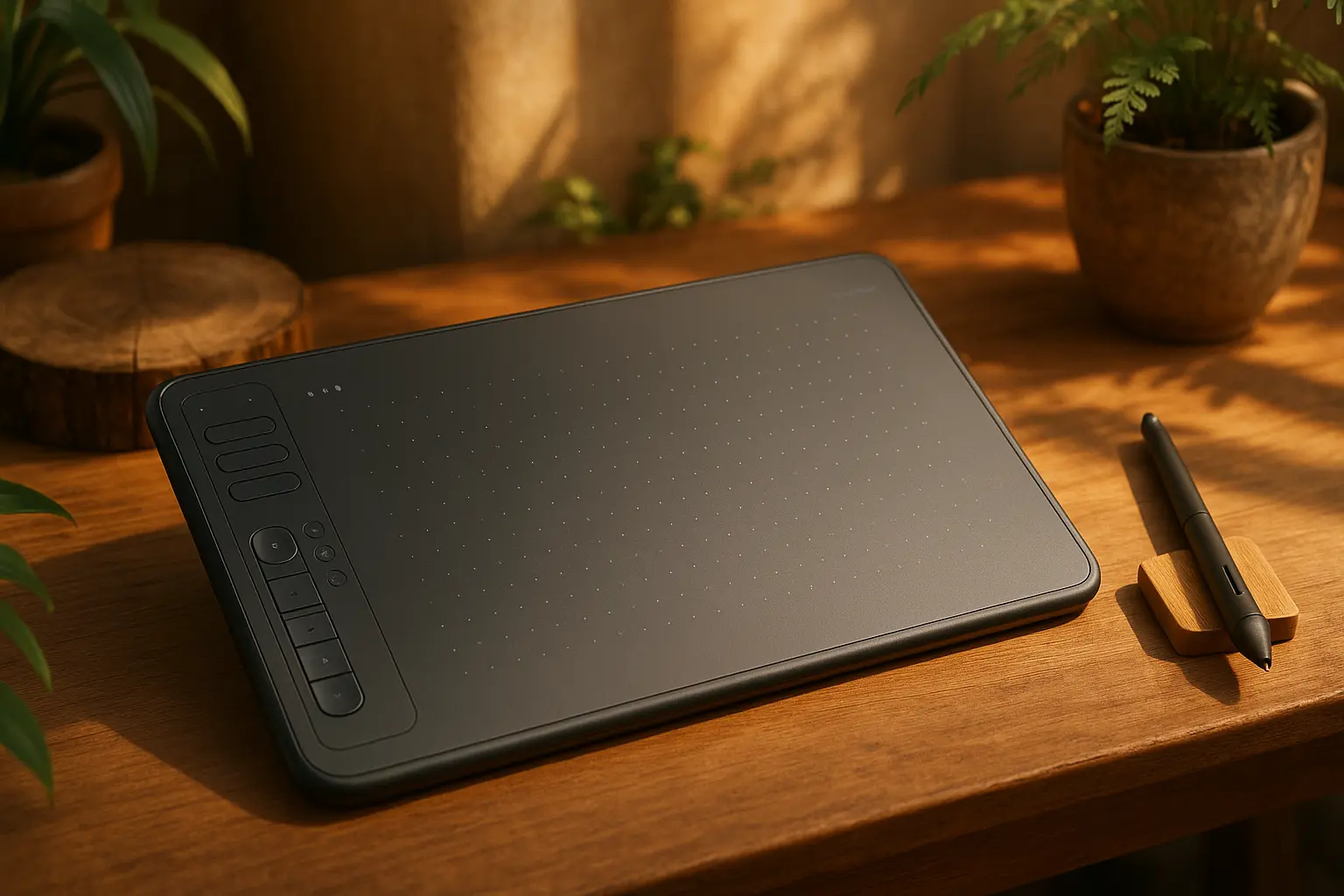 Mesa digitalizadora HUION HS611 com Stylus sem bateria