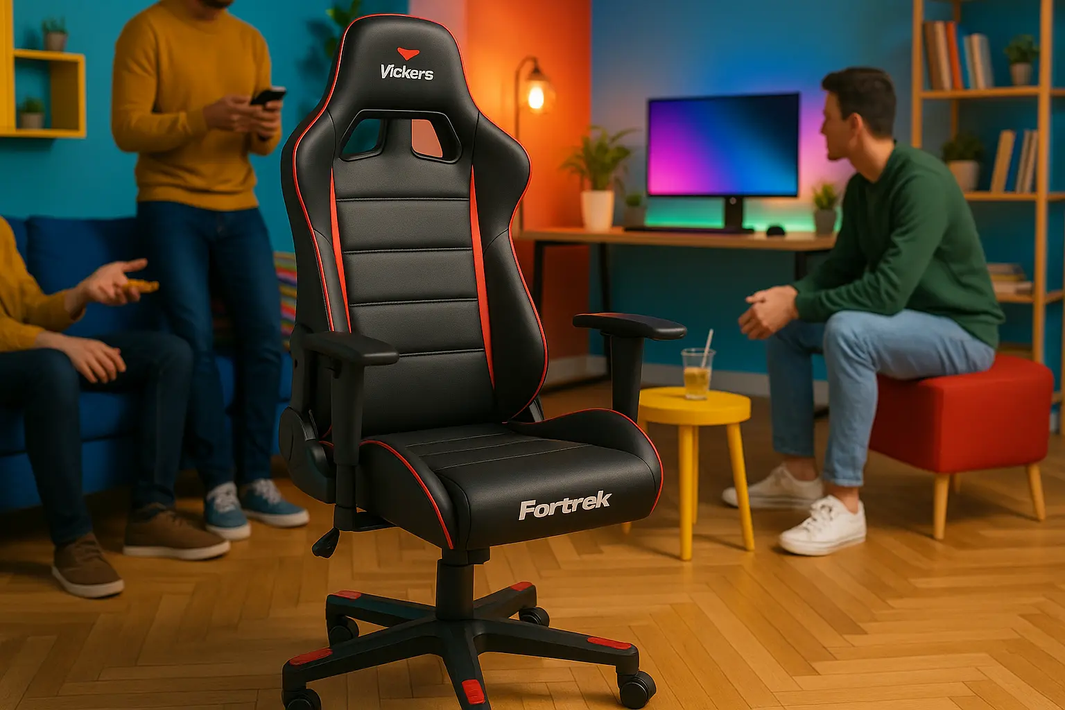 Cadeira Gamer Vickers Fortrek: conforto e robustez em destaque