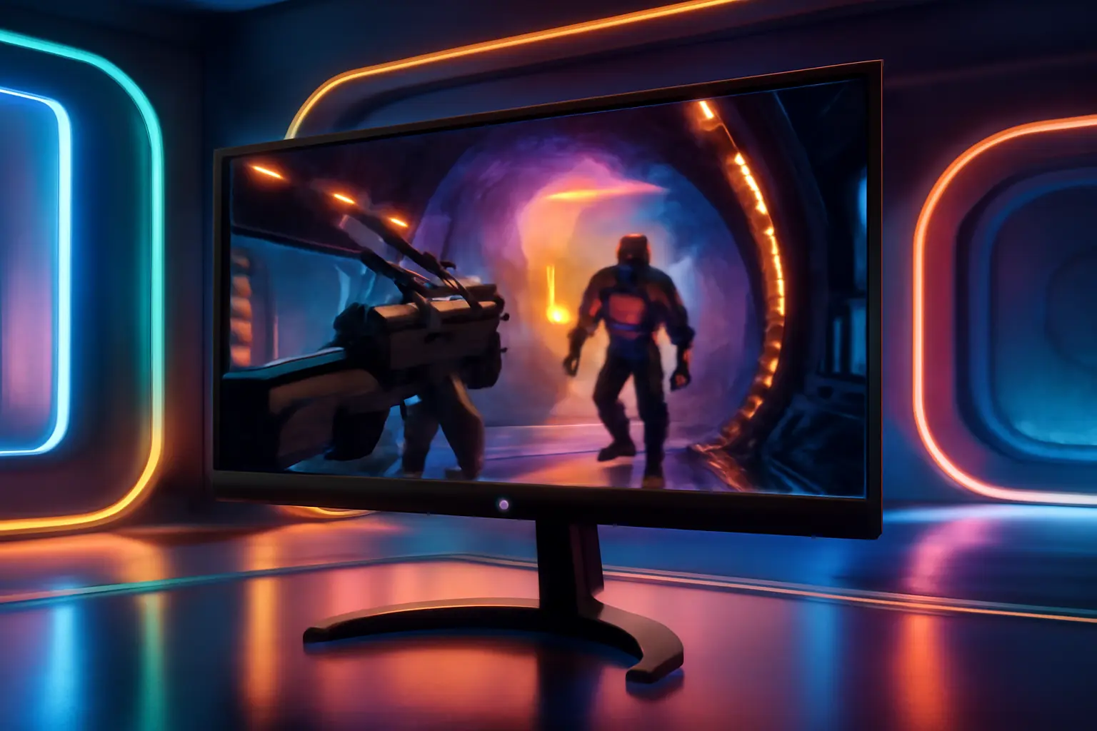 Monitor Gamer LG 25.7" UltraWide Full HD 75Hz 1ms Preto 26WQ500-B.AWZM: Performance e Imersão