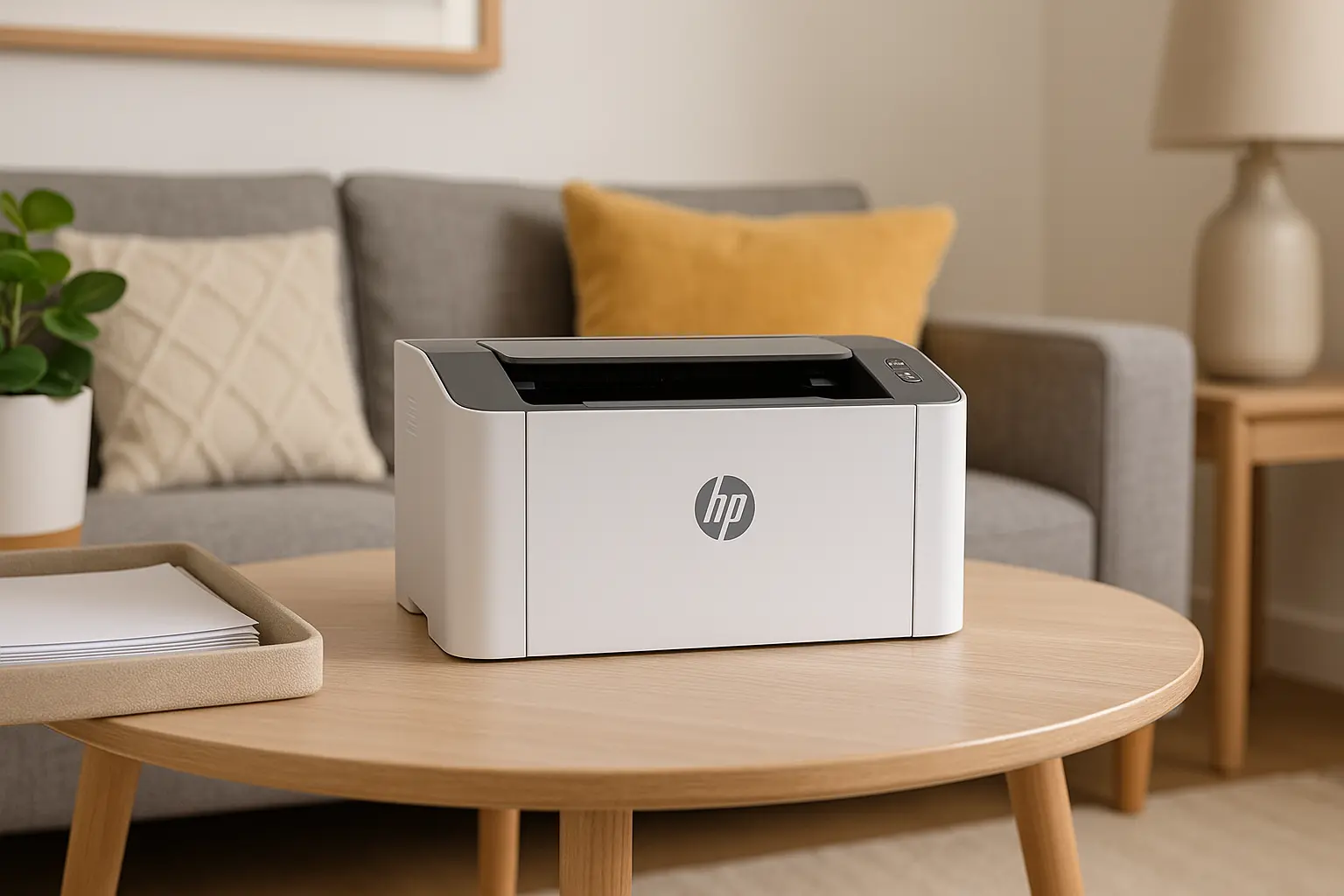 Impressora HP Laser 107w: Laser Wi-Fi para PMEs