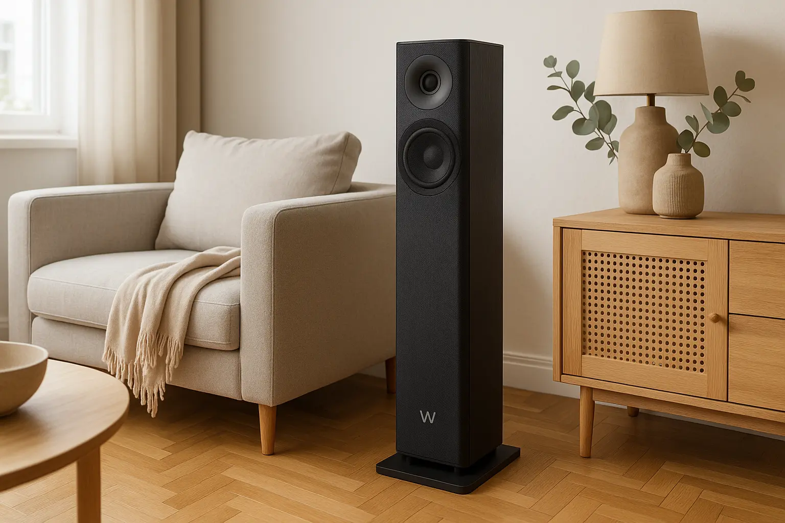 WAAW INFINITE 100 Bluetooth: Som Potente e Design Torre