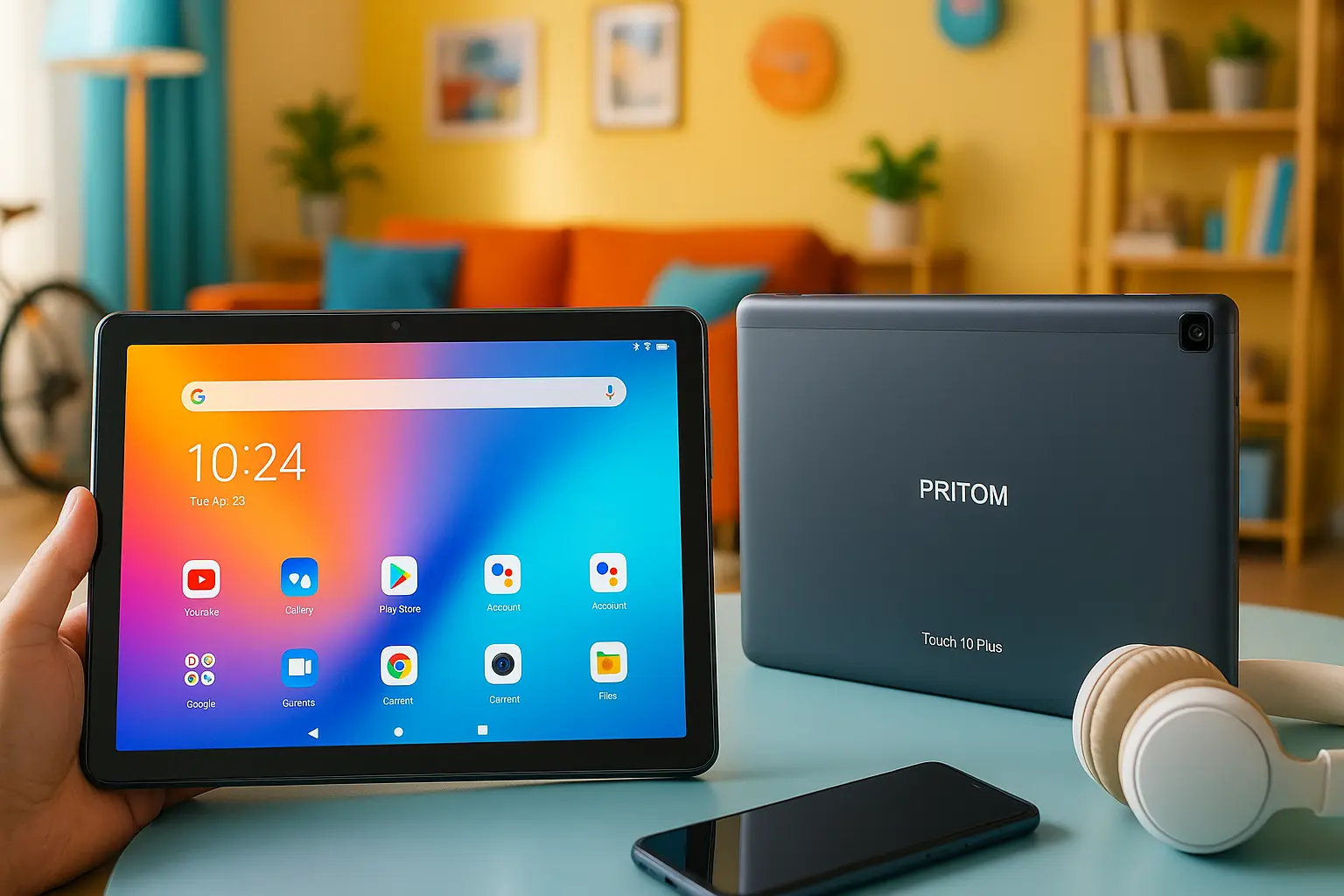 Tablet PRITOM Touch 10 Plus: leve, completo e surpreendente