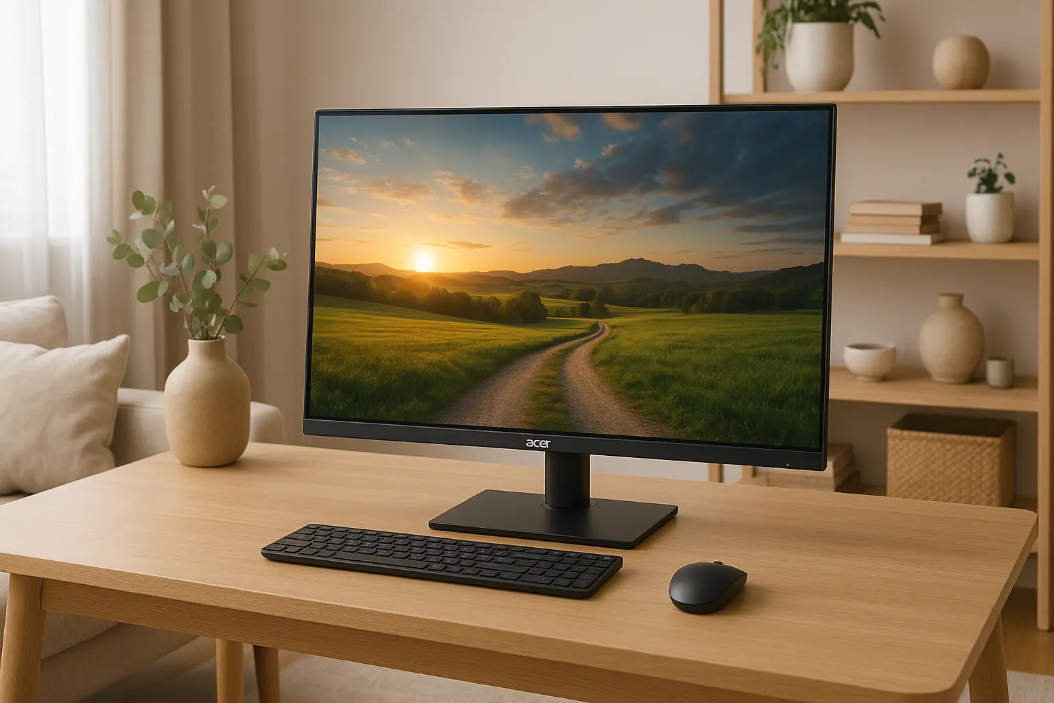 Monitor Acer EK271 EBI: 27", 100Hz e visual imersivo