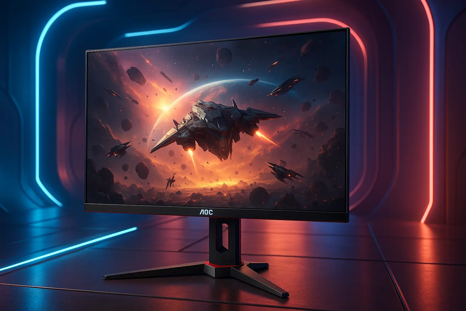 AOC 24G2: 144Hz, 1ms e Visual Imersivo em 24”