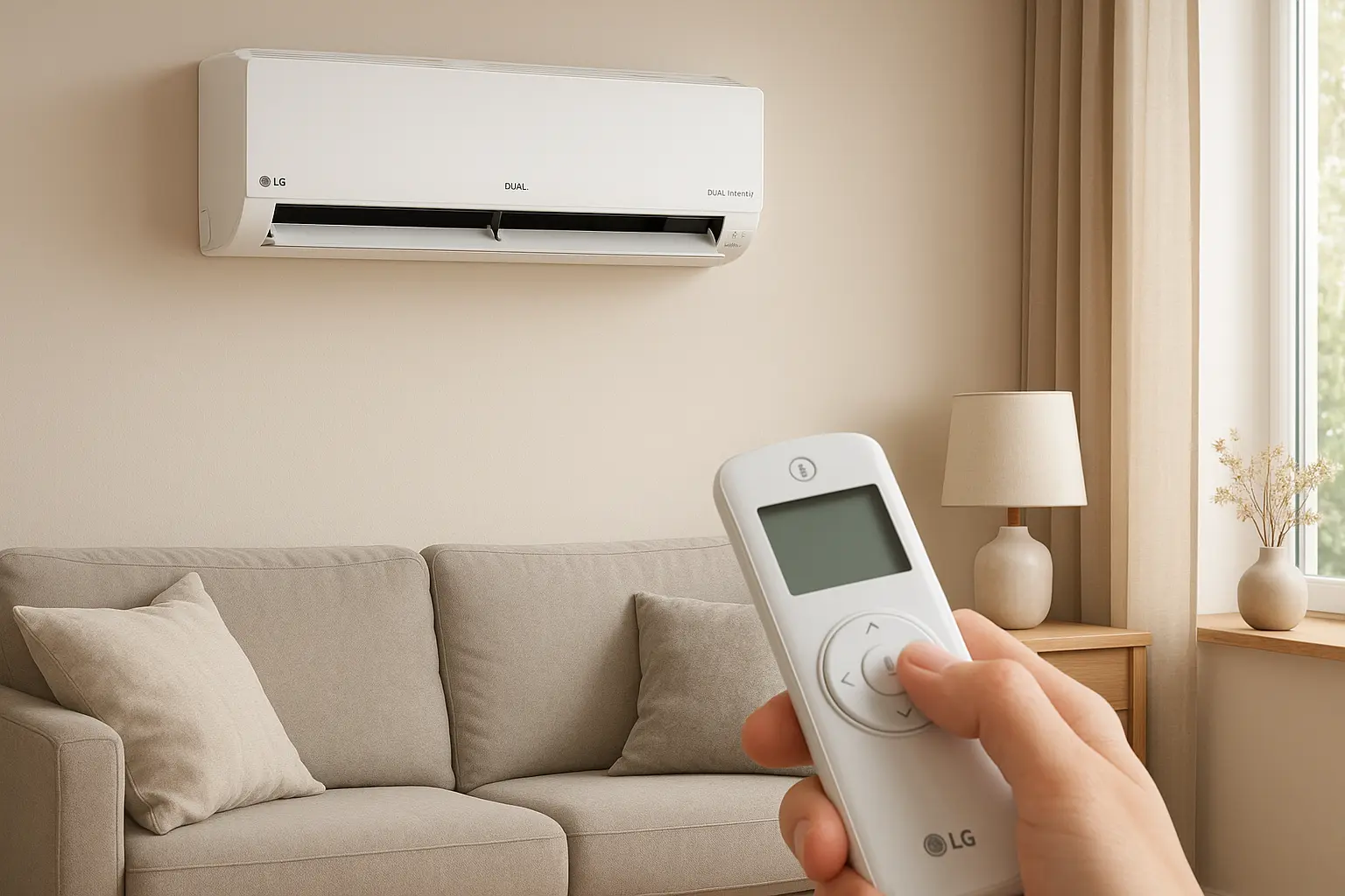 Ar Condicionado LG Dual Inverter Voice 12.000 Btus: Quente e Frio com Controle Inteligente