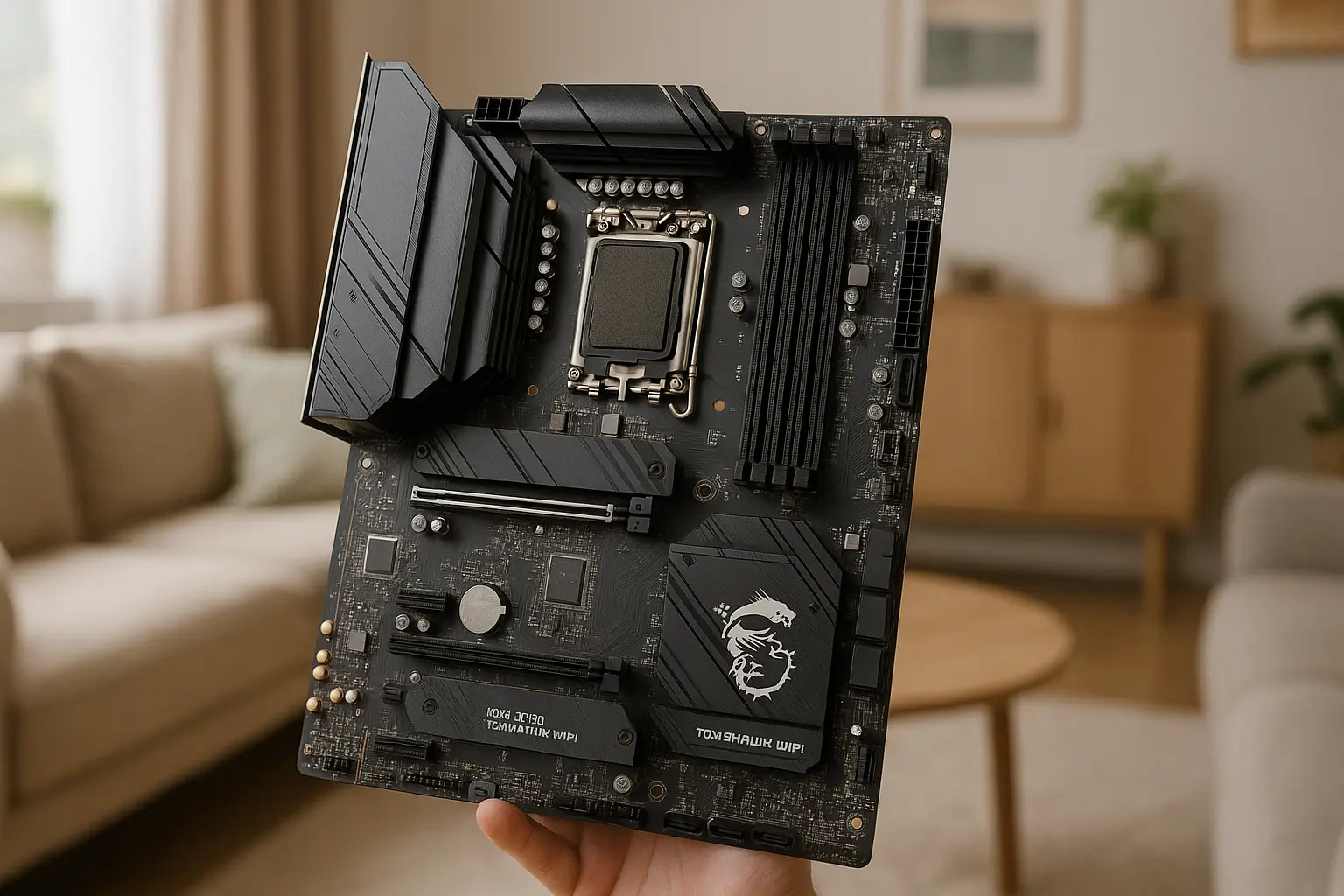 MSI MAG B760 TOMAHAWK WIFI: Placa robusta com DDR4 e Wi-Fi 6E