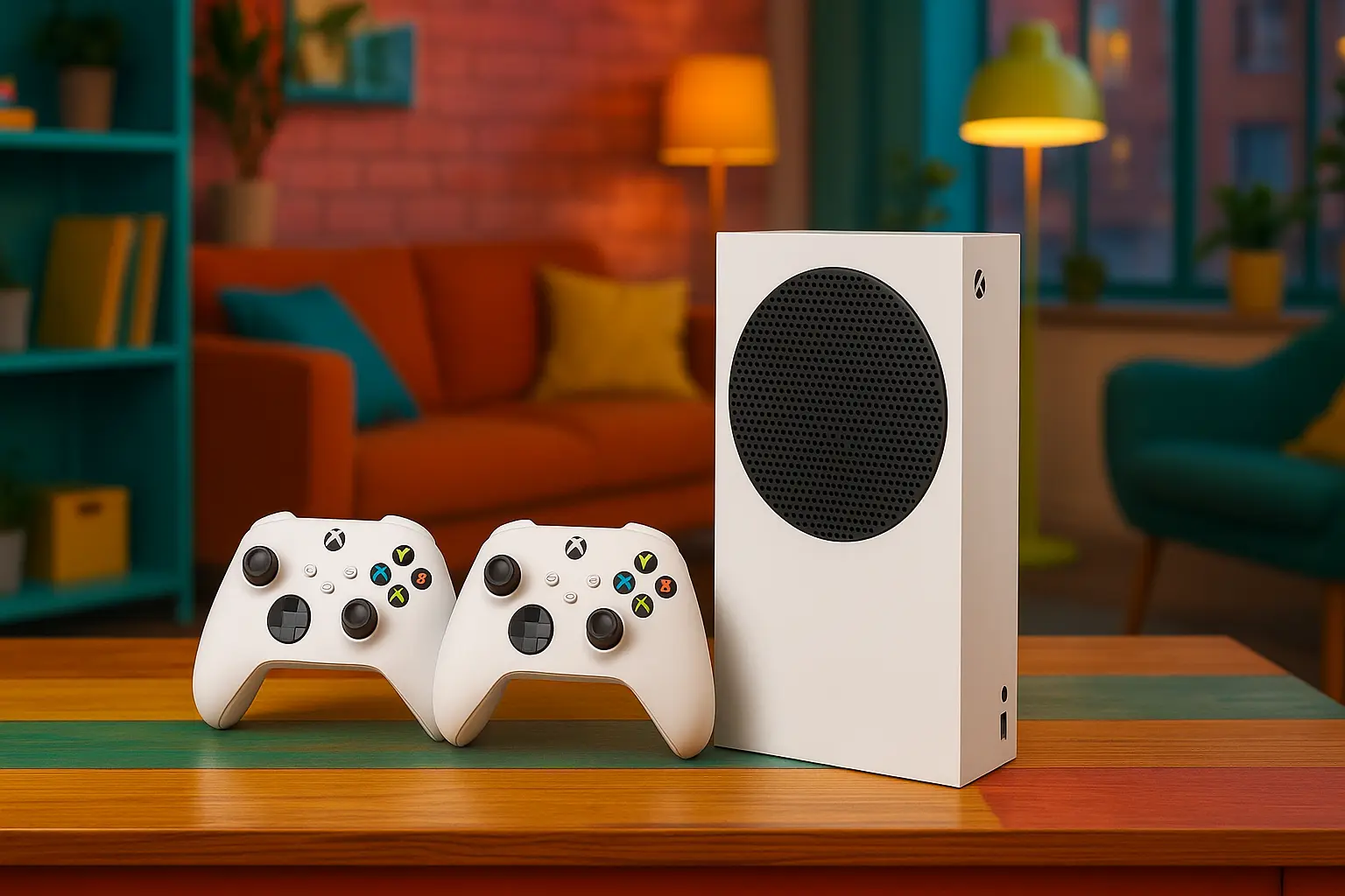 Console Series S 512GB com Dois Controles: potência acessível