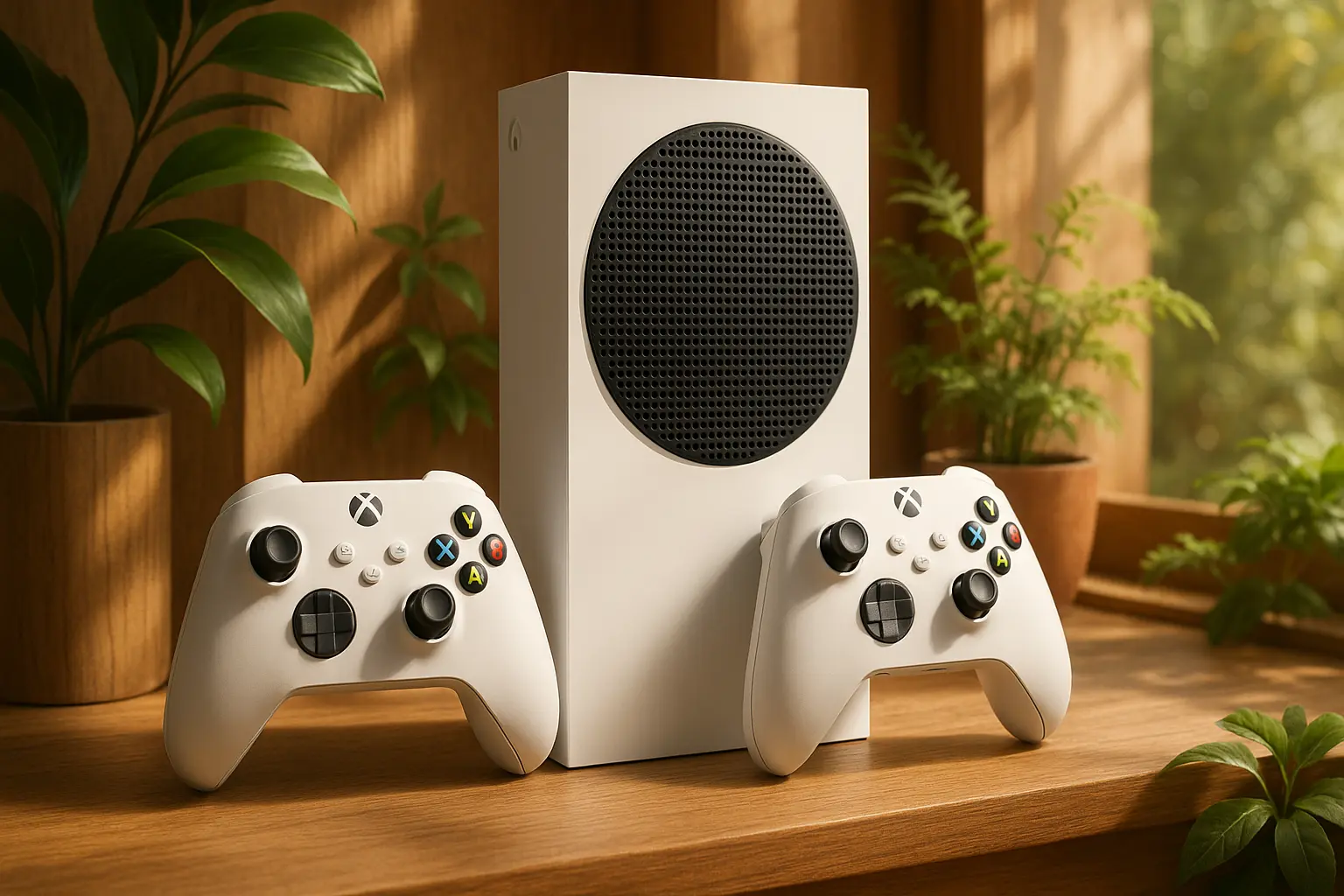 Console Series S 512GB com Dois Controles: potência acessível