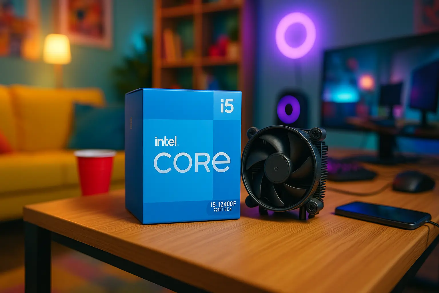 Intel Core i5-12400F: desempenho acessível com cooler incluso