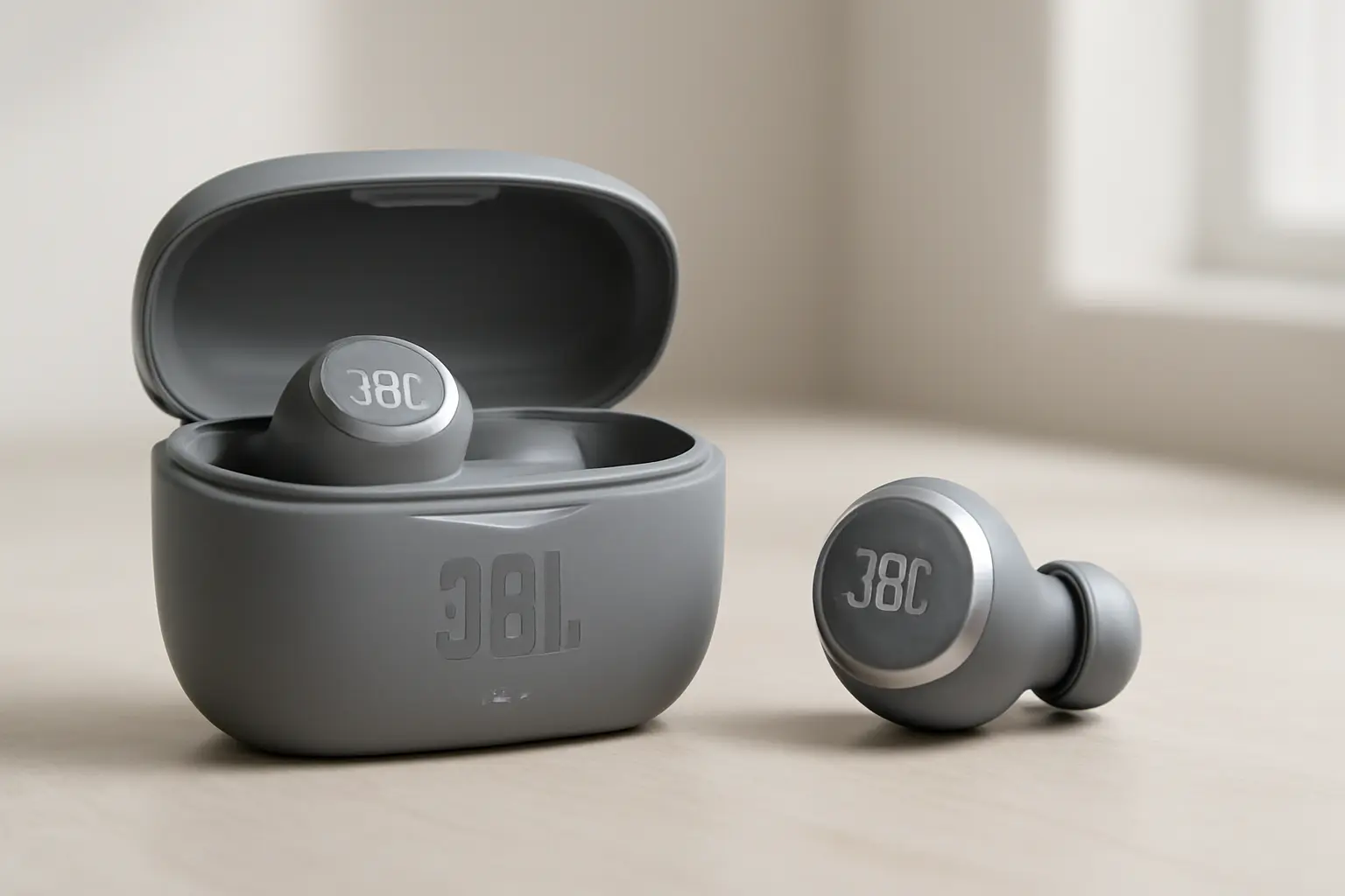 Fones de Ouvido JBL Live Free 2 TWS Cinza: Desempenho e Conforto sem Fios