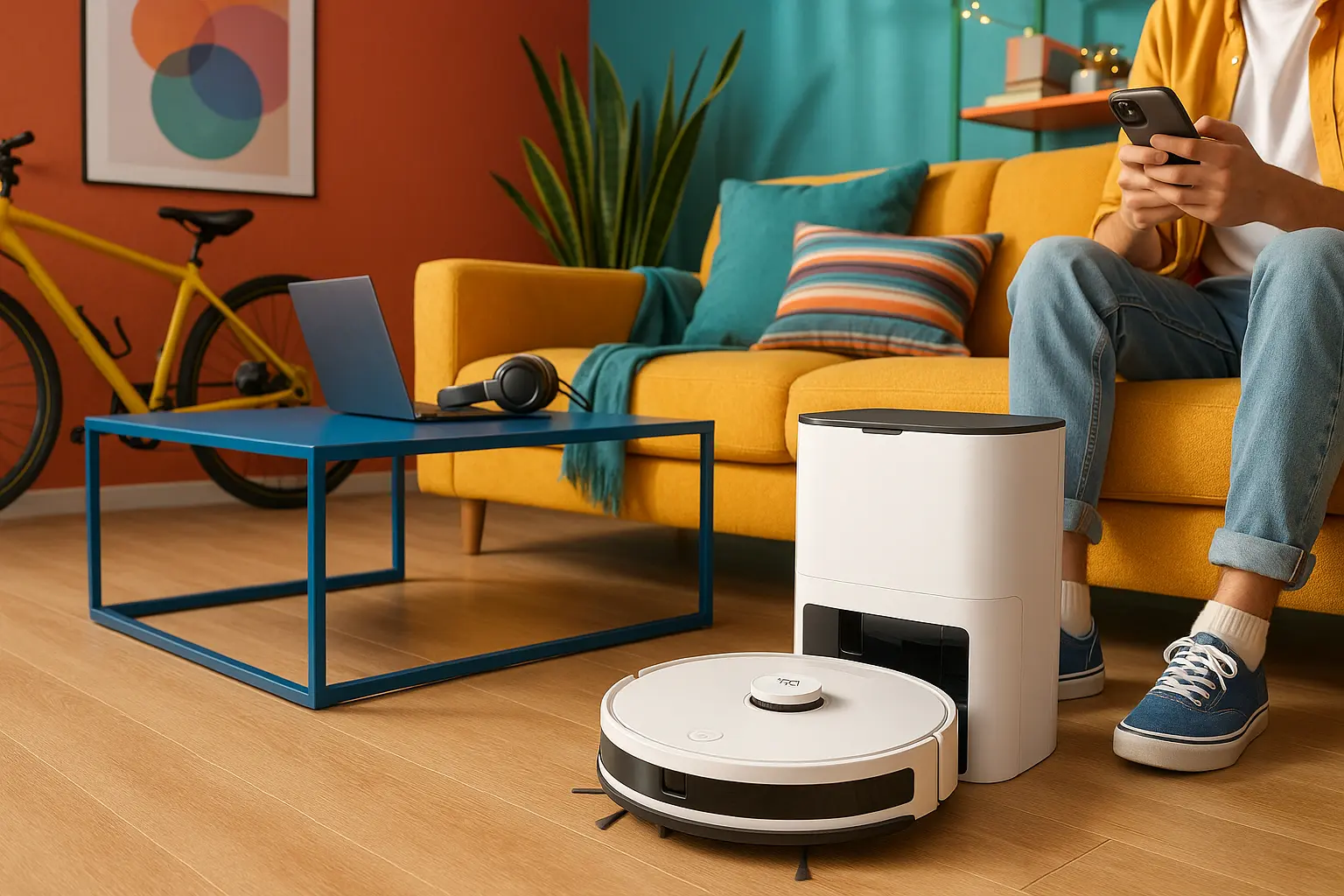 Tapo RV30 MAX Plus: Robô com 5300 Pa e base autolimpante