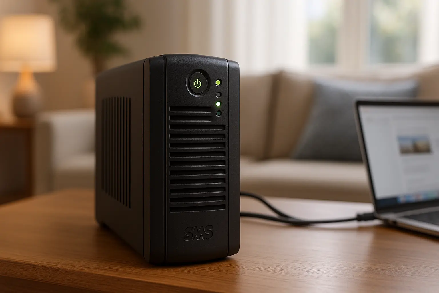 Nobreak SMS Lite 600VA: Proteção Essencial e Compacta