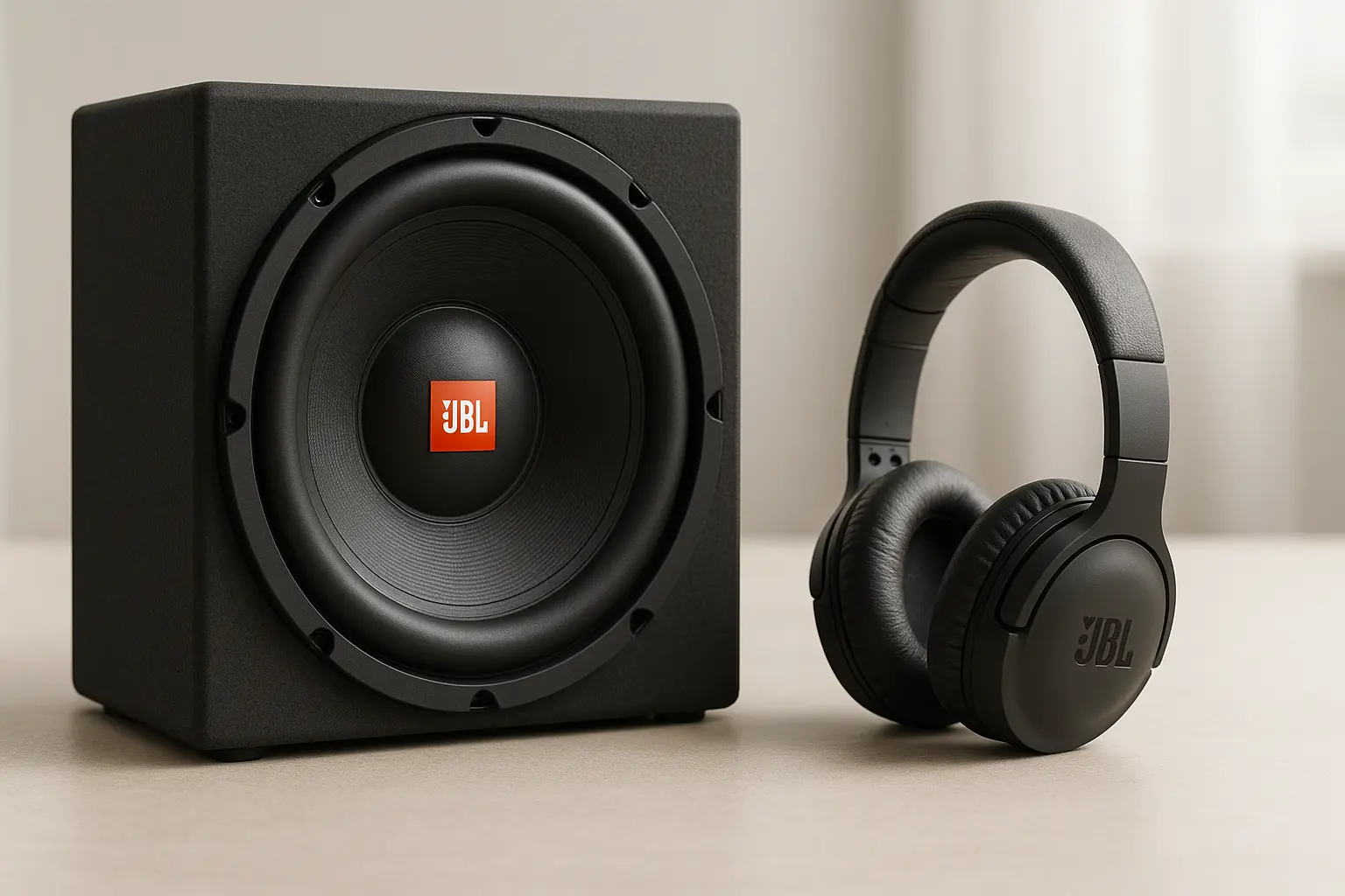 JBL Stage 810: Subwoofer 800W com Kit de Fones